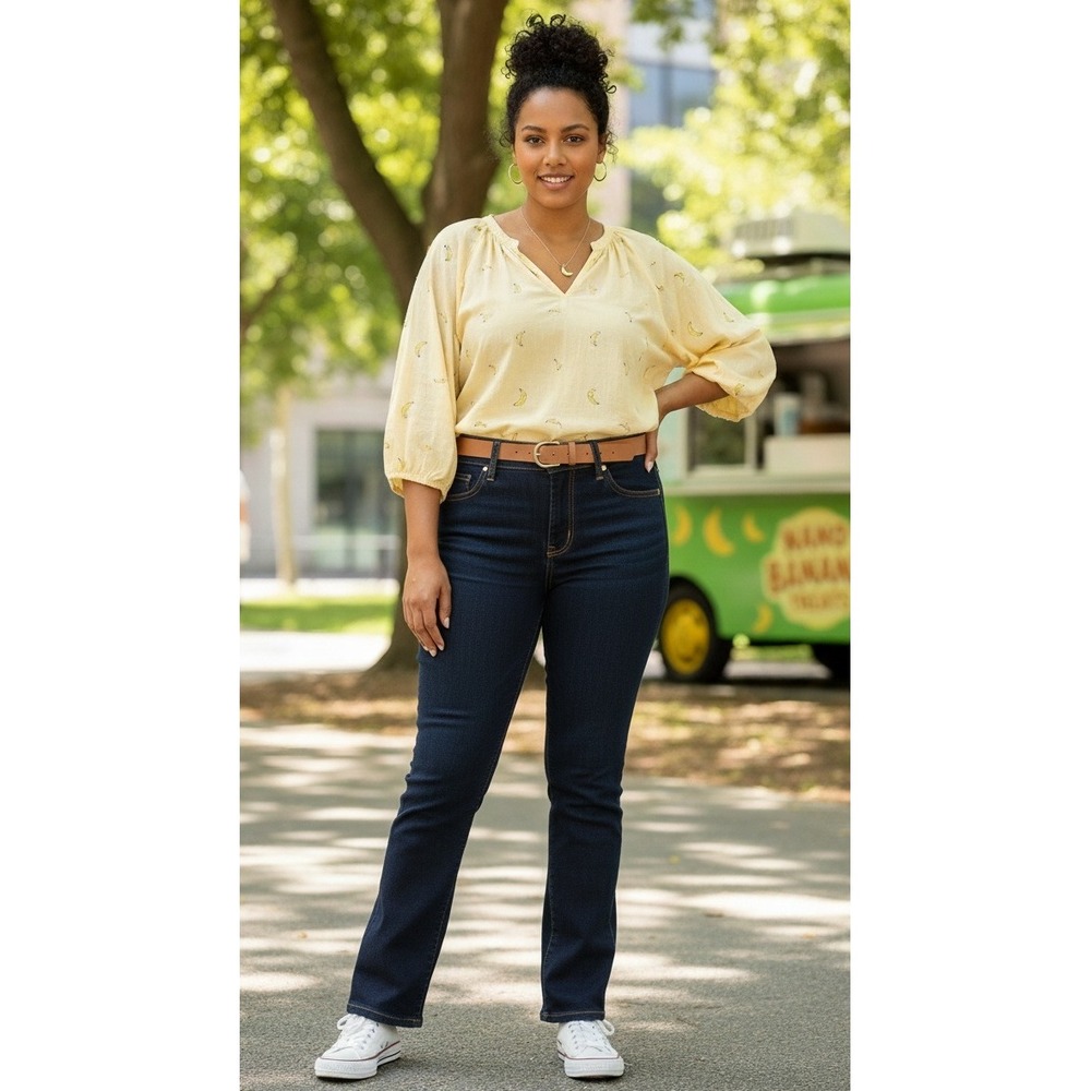 Ralph Lauren Sport Selvedge Denim Jeans‎ Women's Dark Wash Flare Size 25 Classic
